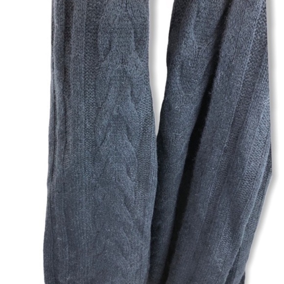 Halogen Charcoal Grey 100% Cashmere Scarf New - Picture 5 of 9